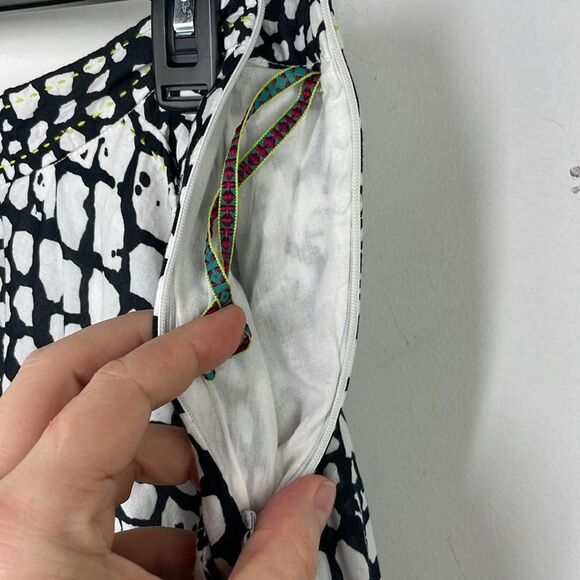 Edme & Esyllte Anthropogie Animal Print Knee Length A Line Skirt w/Lining SZ 12 - Picture 8 of 16